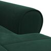 vidaXL Sill&oacute;n reclinable Verde oscuro 91 x 157 x 91 cm Terciopelo
