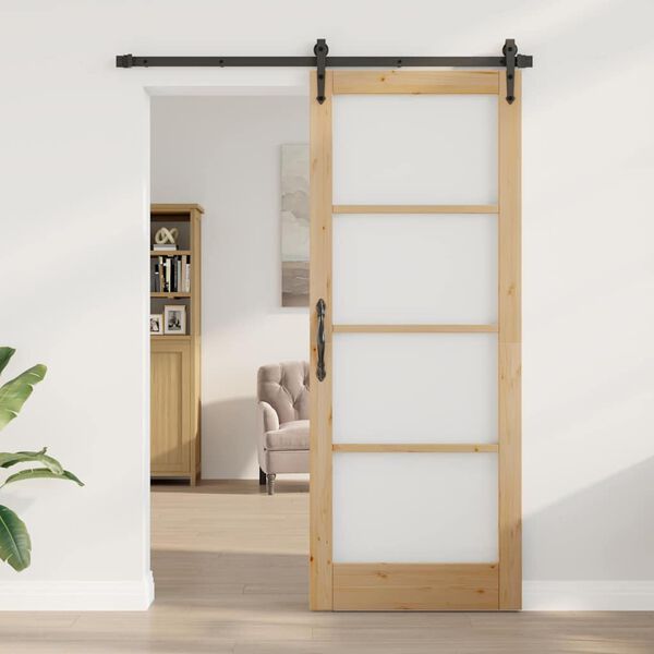 vidaXL Puerta Interior ORKDAL Marrón 83 x 211 cm