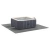 vidaXL Lona para el fondo de la piscina Gris Claro 274 x 274 x 0,1 cm