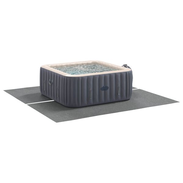vidaXL Lona para el fondo de la piscina Gris Claro 274 x 274 x 0,1 cm