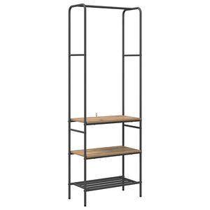vidaXL Perchero para ropa Roble artisan 60 x 30 x 171 cm