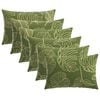 vidaXL Funda de almohada 6 pcs HEERLEN Dise&ntilde;o de Hojas 50 x 80 cm