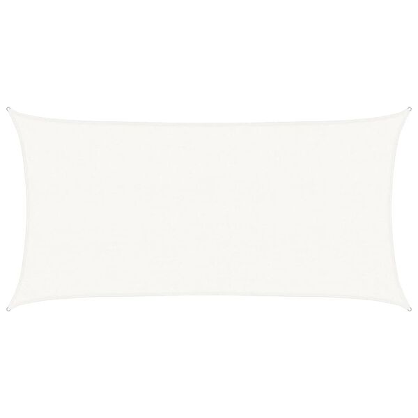 vidaXL Toldo de vela HDPE blanco 160 g/m&sup2; 2x3,5 m