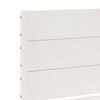 vidaXL Cama extralarga sin colchón madera maciza blanca 200x220 cm