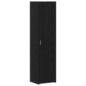 vidaXL Aparador alto Roble Negro 45 x 42,5 x 185 cm