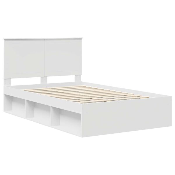 vidaXL Estructura de cama 120 x 190 cm Madera de pino macizo