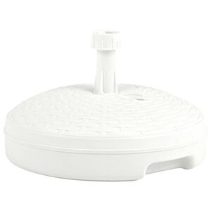 vidaXL Base de sombrilla rellenable arena/agua rat&aacute;n de pl&aacute;stico 20 L
