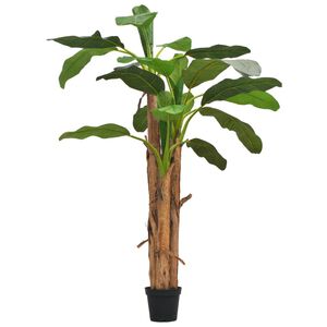 vidaXL &Aacute;rbol bananero artificial con macetero 250 cm verde