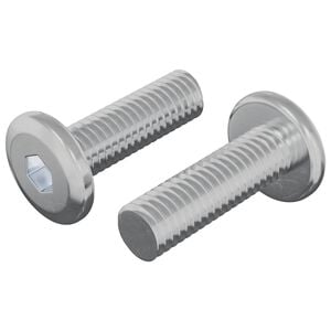 vidaXL Tornillo 2 uds. Plateado 8 x 25 mm Acero