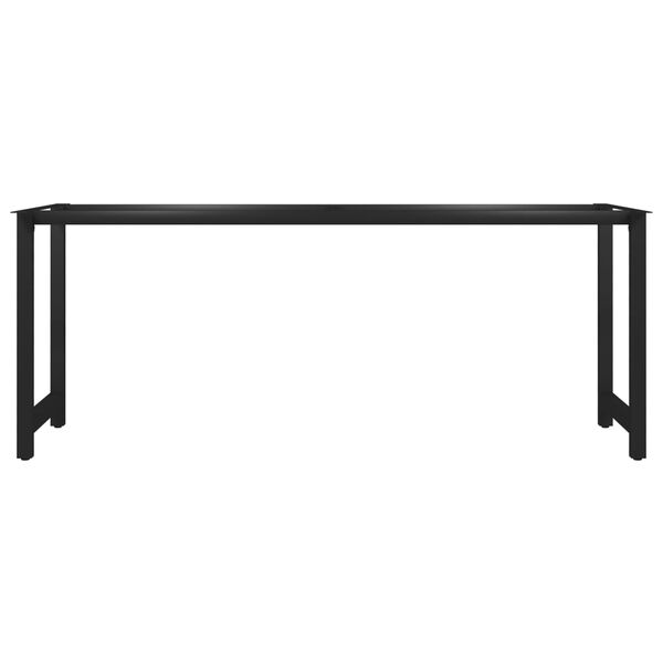 vidaXL Estructura de mesa de comedor en forma de H 200x80x72 cm