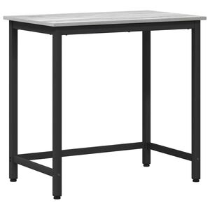 vidaXL Mesa Gris Sonoma 100 x 50 x 76,5 cm