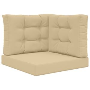 vidaXL Coj&iacute;n para sof&aacute; de exterior Poli&eacute;ster Beige 60 x 60 cm