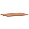 vidaXL Tablero rectangular de madera maciza de haya 60x40x2,5 cm
