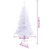 vidaXL &Aacute;rbol de Navidad artificial con 150 LED 150 cm PVC y Acero