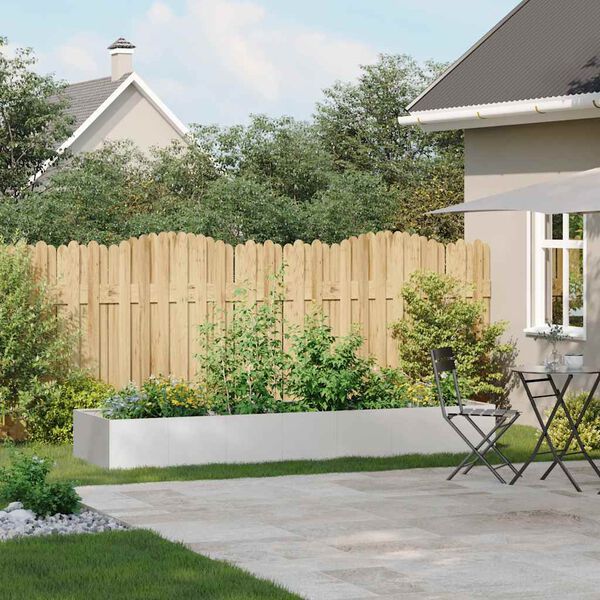 vidaXL Jardinera 280x80x40 cm Acero inoxidable