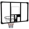 vidaXL Tablero de baloncesto policarbonato transparente 106x69x3 cm