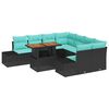 vidaXL Conjunto de Comedor de Jard&iacute;n 9 uds. 8-N&uacute;mero de plazas