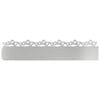 vidaXL Borduras para c&eacute;sped 20 uds. 103 x 0,05 x 22 cm Plateado