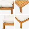 vidaXL Set de sof&aacute;s de palets de jard&iacute;n 6 pzas madera maciza de acacia