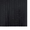 vidaXL Alfombra rectangular bamb&uacute; negro 70x400 cm