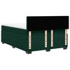 vidaXL Cama box spring con colch&oacute;n terciopelo verde oscuro 140x200 cm