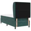 vidaXL Cama tipo Box Spring Verde oscuro 200 x 90 cm Poli&eacute;ster