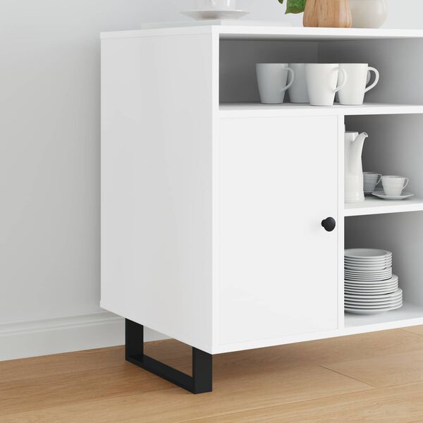 vidaXL Patas de Muebles 2 pcs Negro 311 x 40,5 x 100 mm Hierro