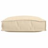 vidaXL Coj&iacute;n 6 pcs Beige 40 x 40 x 8 cm Tela Oxford