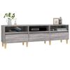 vidaXL Mueble para TV madera contrachapada gris Sonoma 150x30x44,5 cm