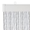 Travellife Cortina antimoscas para puerta Crystal gris blanco 190x60cm