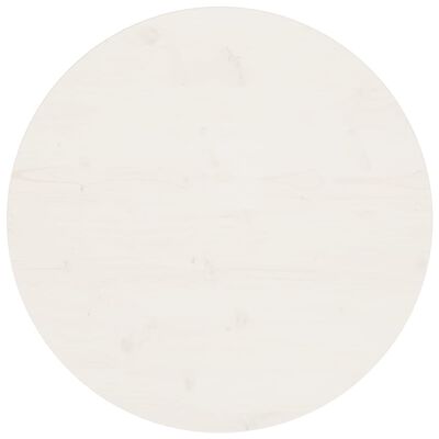 vidaXL Superficie de mesa madera maciza de pino blanco Ø70x2,5 cm