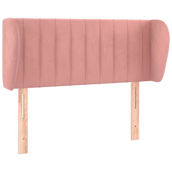 vidaXL Cabecero de terciopelo rosa 83x23x78/88 cm