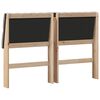 vidaXL Cabecero tapizado Taup&eacute; 160 cm Madera de pino macizo