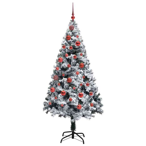 vidaXL Árbol de Navidad artificial 150 cm PVC y Acero y Plástico