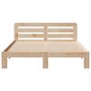 vidaXL Estructura de cama sin colchón madera maciza de pino 120x190 cm