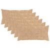 vidaXL Funda de almohada 6 uds. HEERLEN Crema 40 x 70 cm