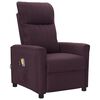 vidaXL Sill&oacute;n de masaje el&eacute;ctrico tela morado