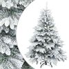 vidaXL &Aacute;rbol de Navidad artificial plegable cubierto de nieve 150 cm