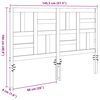 vidaXL Cabecera de Cama con cabecera Marr&oacute;n cera 145,5 x 4 x 104 cm