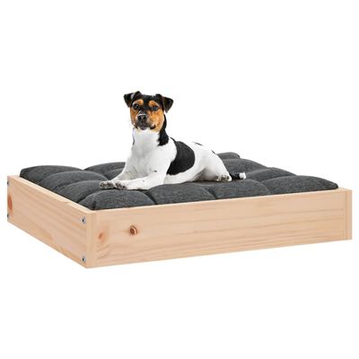 vidaXL Cama para perros madera maciza de pino 51,5x44x9 cm