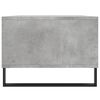vidaXL Mesa de centro madera contrachapada gris hormigón 90x50x36,5 cm