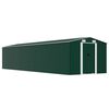vidaXL Cobertizo de jard&iacute;n acero galvanizado verde 257x779x181 cm
