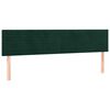 vidaXL Cama box spring con colch&oacute;n terciopelo verde oscuro 160x200 cm