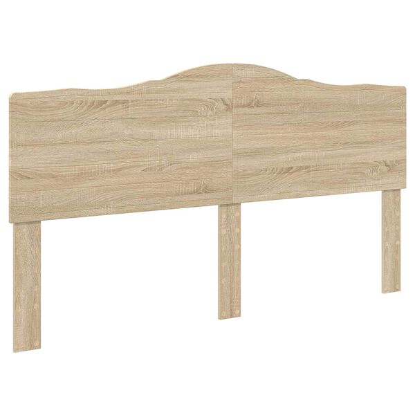 vidaXL Cabecero Roble Sonoma 180 cm Madera contrachapada