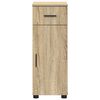 vidaXL Gabinete de Ba&ntilde;o con caj&oacute;n Roble Sonoma 30 x 35 x 80 cm