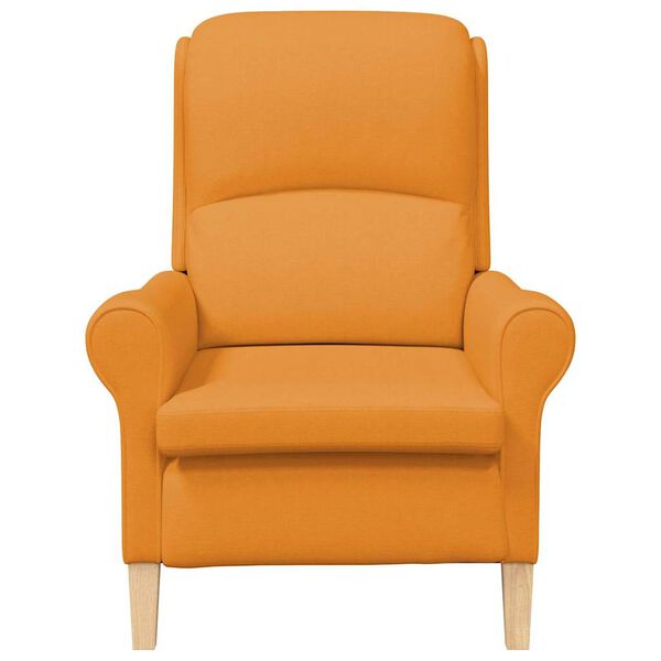 vidaXL sill&oacute;n Amarillo oscuro 76 x 94 x 102 cm tela