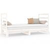 vidaXL Sof&aacute; cama extra&iacute;ble sin colch&oacute;n blanco 2x(90x190) cm