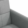 vidaXL Sillas de Comedor con Ruedas 2 pcs Gris claro 58 x 65 x 94 cm
