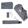 vidaXL Tienda de ducha impermeable gris