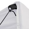 vidaXL Carpa plegable profesional con 4 paredes acero blanco 3x3 m